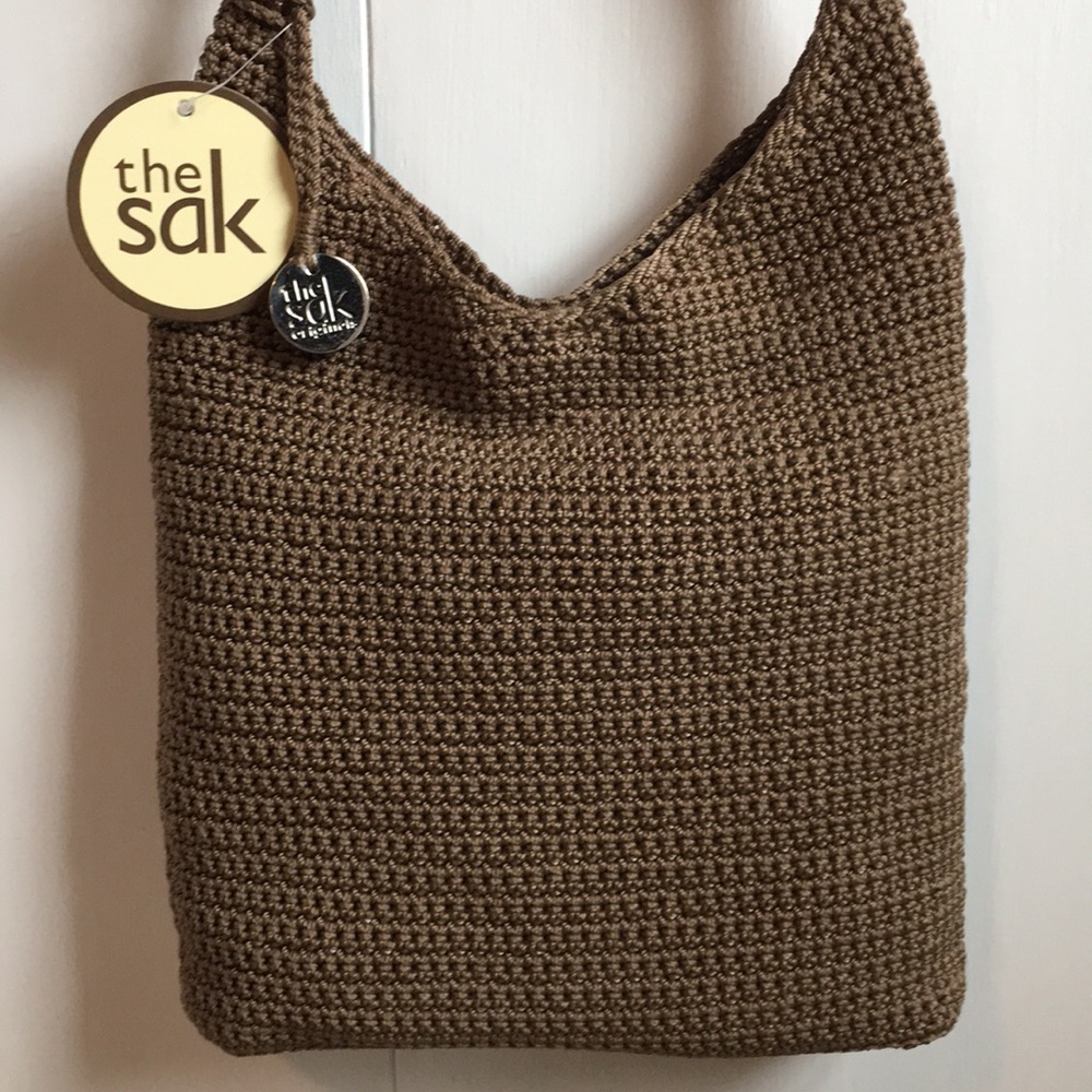 NWT The Sak Casual Crochet Shoulder Bag
